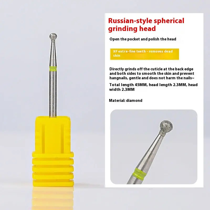 TĂȘtes de Ponçage Diamant Manucure Professionnelle - Set Complet - BMYANY