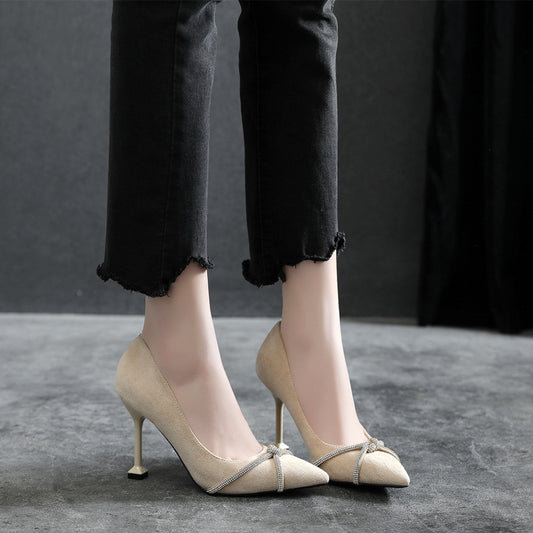 Talons Hauts Aiguilles Femme Petite taille Élégants - BMYANY