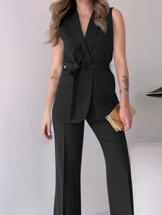 Tenue Femme Élégante Couleur Unie Casual Chic - BMYANY