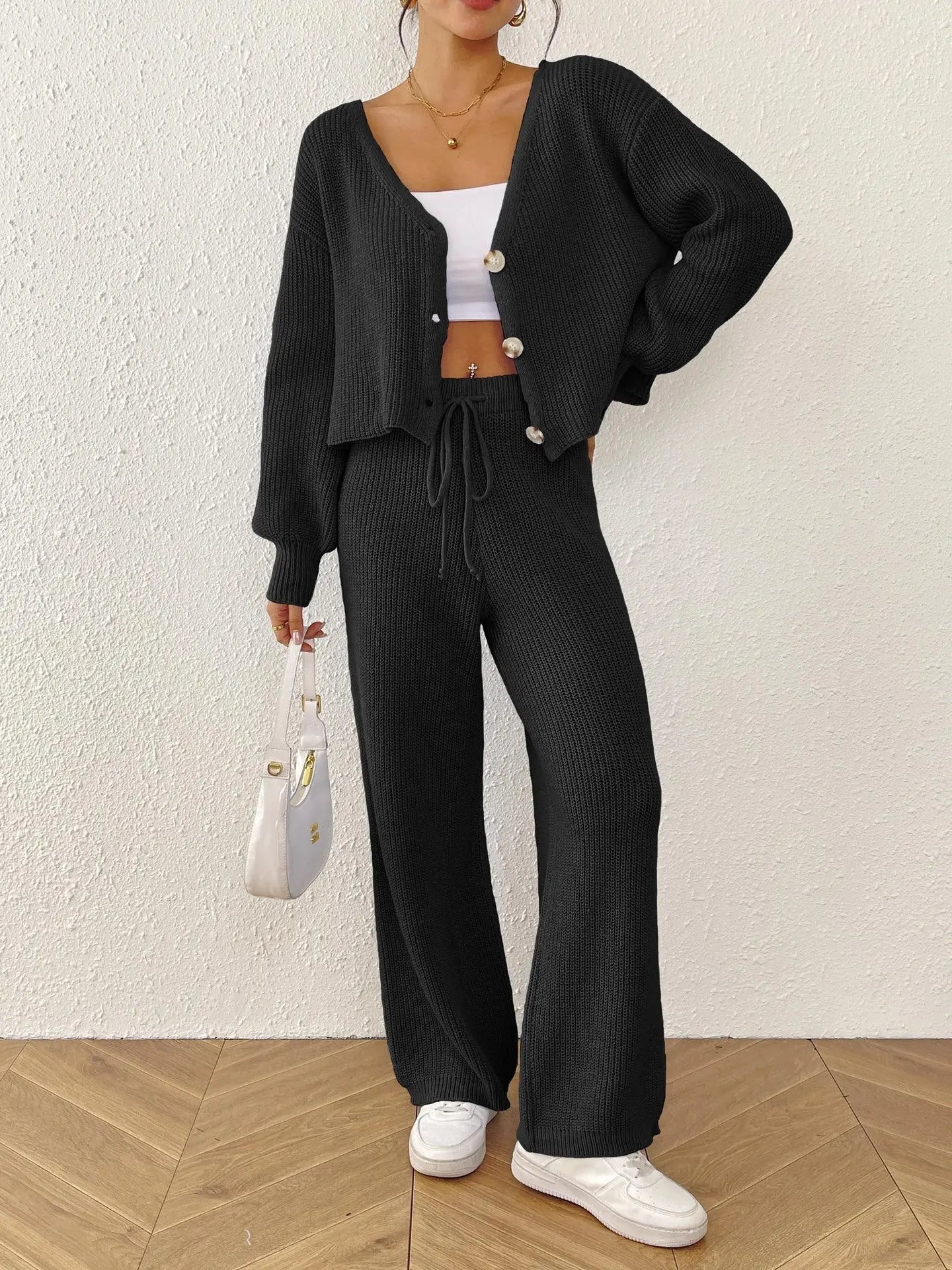 Tenue élégante pour femmes en couleur unie haut court - BMYANY