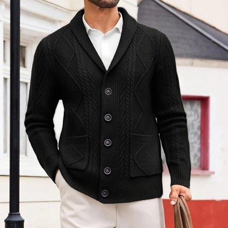 Veste Cardigan Pull Homme Vêtements Décontractés à manches longues - BMYANY