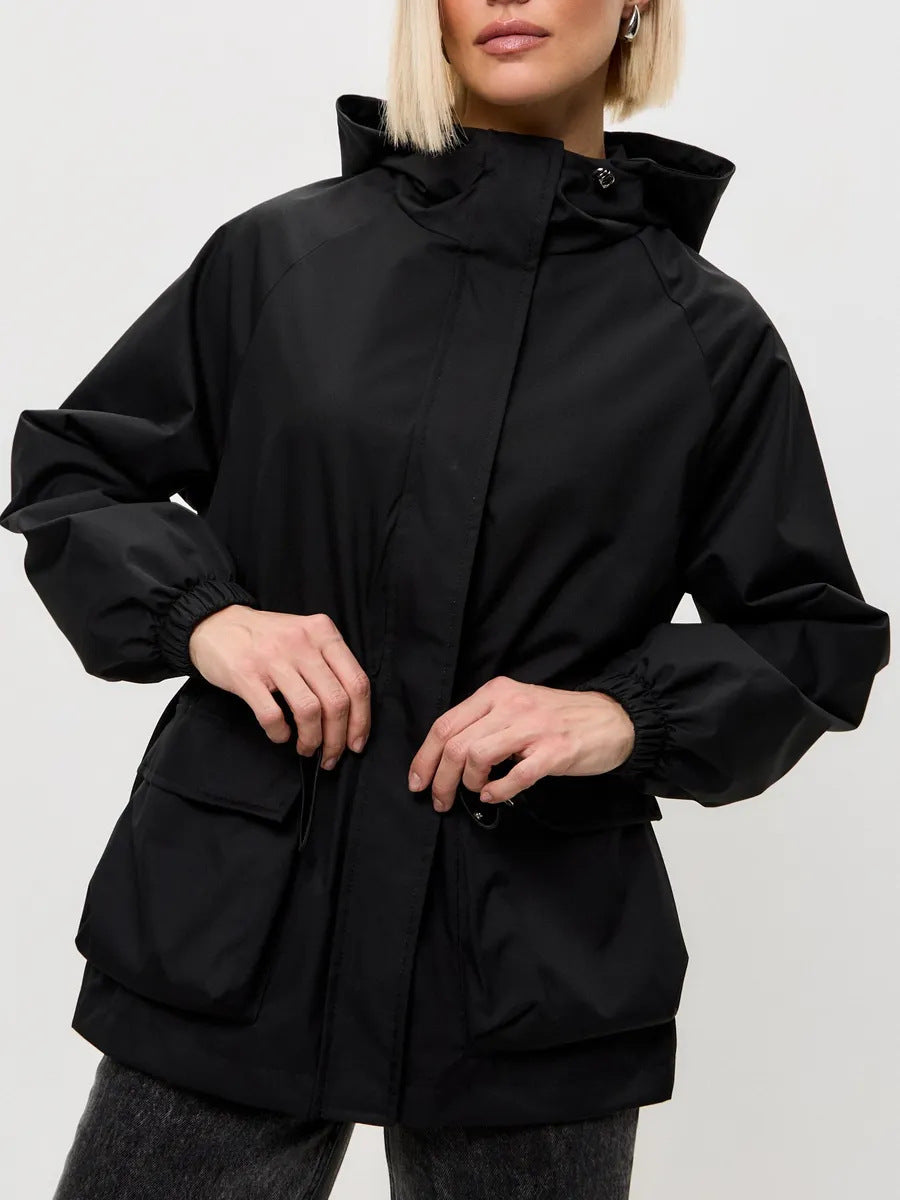 Veste Shell Décontractée pour Femme à Manches Longues - BMYANY