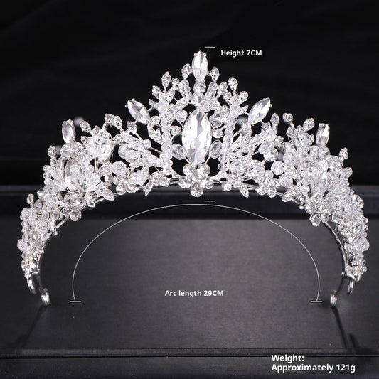 Coiffe de mariée en Grace Fine Crystal Crown Bride - BMYANY