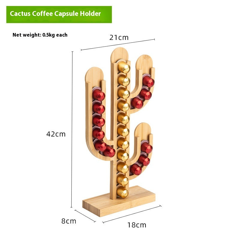 Porte Capsules de Café Rotatif en Acrylique - BMYANY