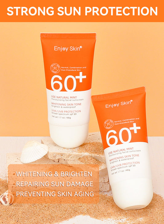 Crème solaire anti-cernes haute puissance blanc brillant