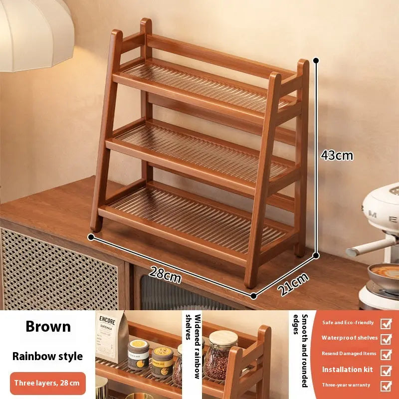 Étagère Rangement Service à Thé Tasses Bureau Table - BMYANY
