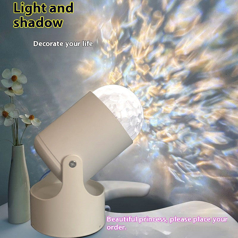 Lampe Projection Effet rotatif Ondulations Eau Colorées Scène Dynamique - BMYANY