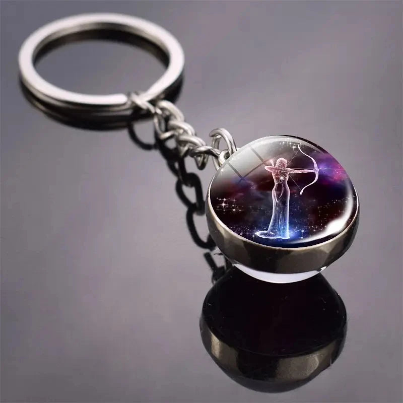 Constellation-zodiac-porte-clé-cadeau-lumineux