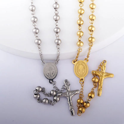 Collier San Benito Acier Inoxydable | Croix St Benito Femme