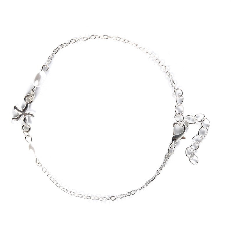 Bracelet de cheville style bohème pour femme