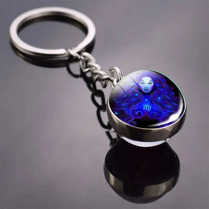 Constellation-zodiac-porte-clé-cadeau-lumineux