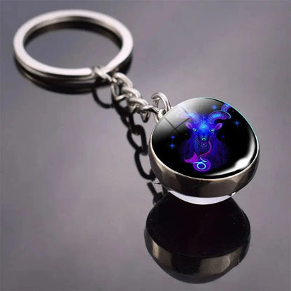 Constellation-zodiac-porte-clé-cadeau-lumineux
