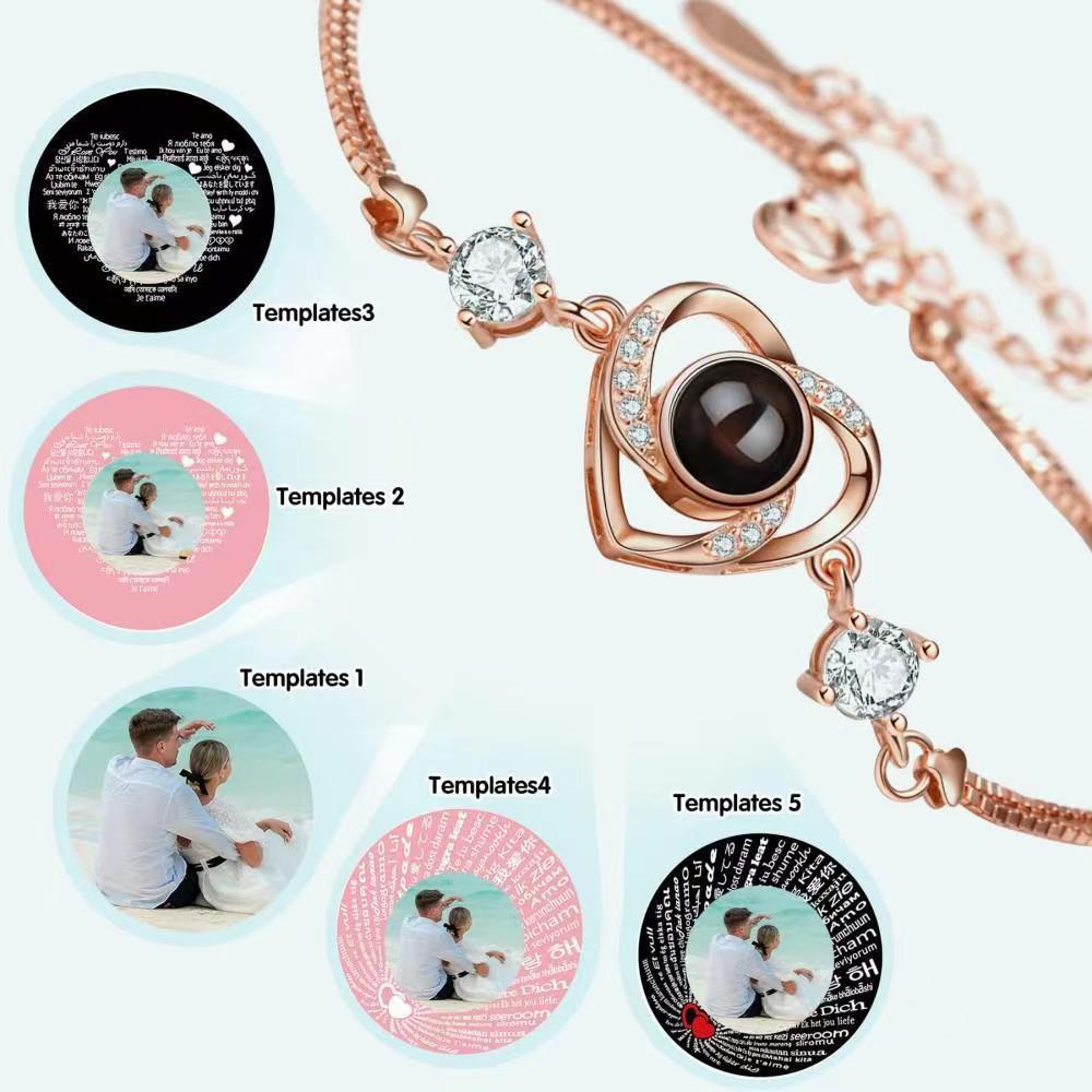 Creative And Simple S925 Silver Projection Bracelet