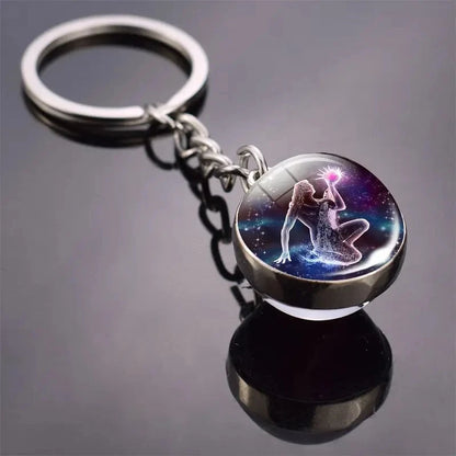 Constellation-zodiac-porte-clé-cadeau-lumineux