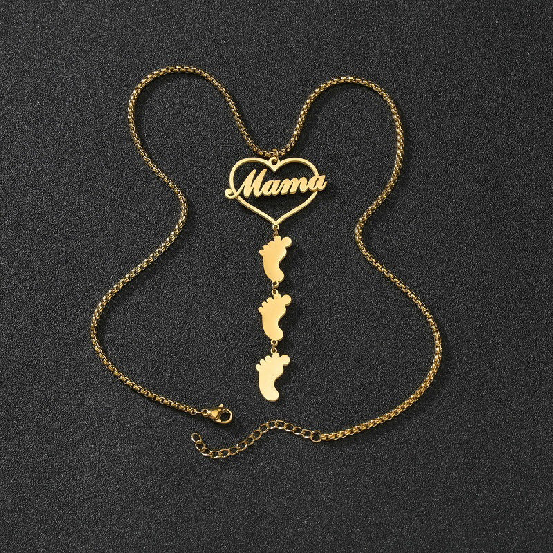 Love English Letter Foot Necklace