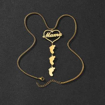 Love English Letter Foot Necklace