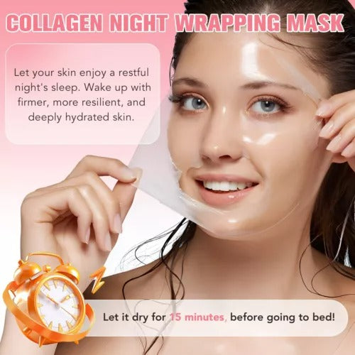 Collagen Night Packaging Facial Mask