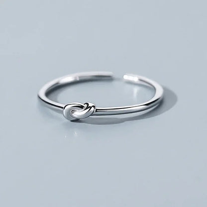 Bague ajustable en argent  925véritable pour femme