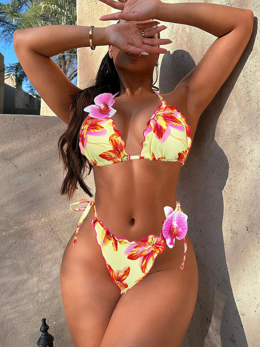 Women's Classic Style Separate Bikini - Sexy Swimsuit