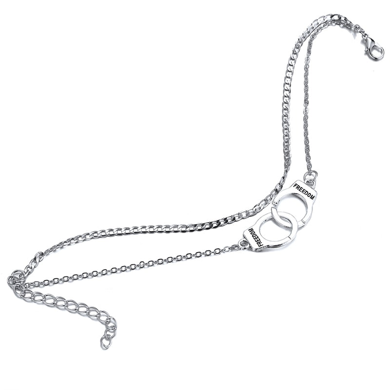 Bracelet de cheville style bohème pour femme