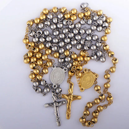 Collier San Benito Acier Inoxydable | Croix St Benito Femme