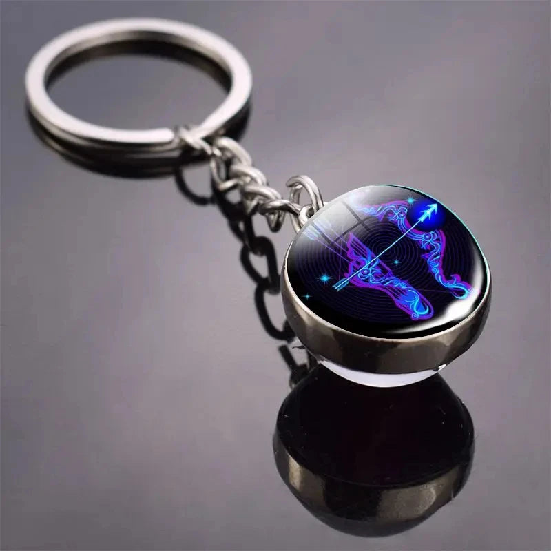 Constellation-zodiac-porte-clé-cadeau-lumineux