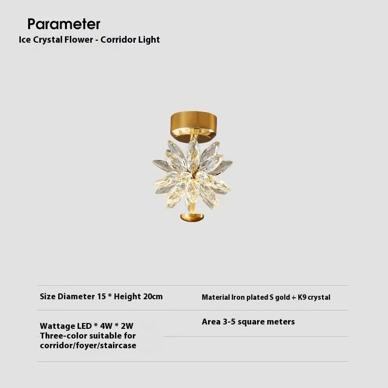 Applique Murale Cristal pour Salon Balcon Couloir - BMYANY