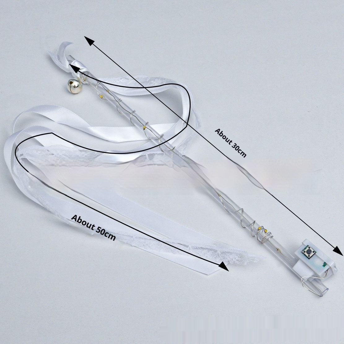 Bâton Lumineux LED Étoile Lune Concert Fibre Optique - BMYANY
