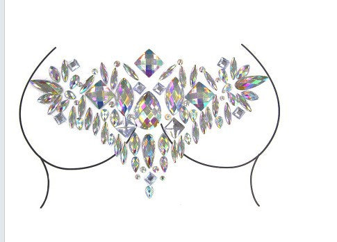 Bâtonnet à Sourcils Diamant - Décoration Visage Strass pour Fête et Mascarade - BMYANY