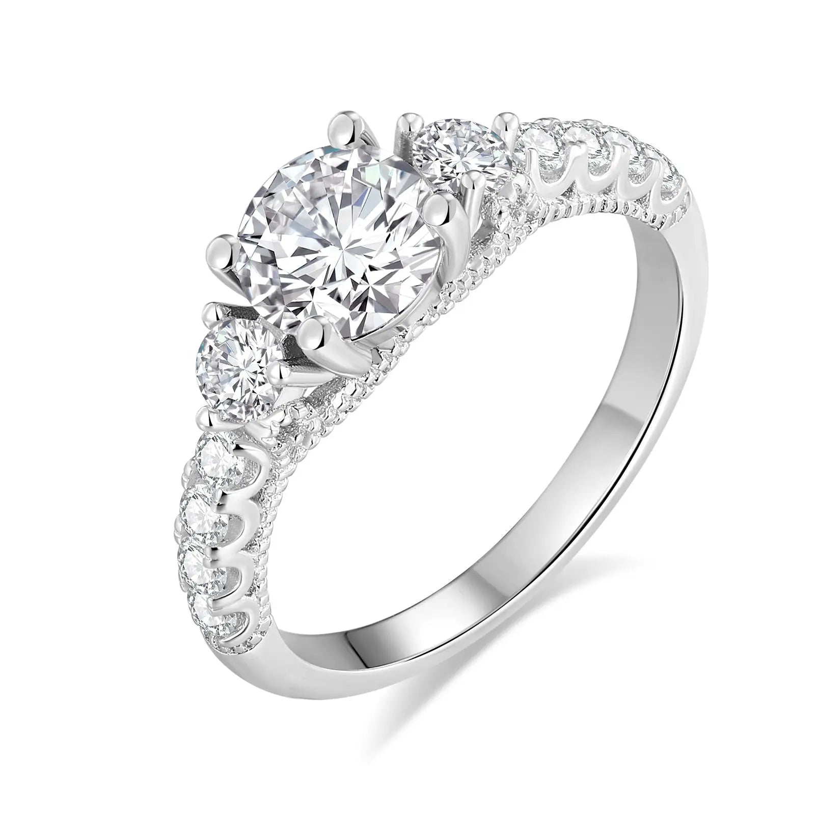 Bague  Femme Argent Sterling S925 Zirconium - Design Fashion Moderne - BMYANY