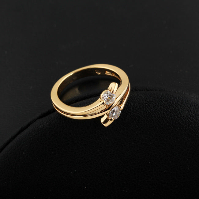 Bague Femme Fashion Zircon Plaqué Électrolytique - BMYANY