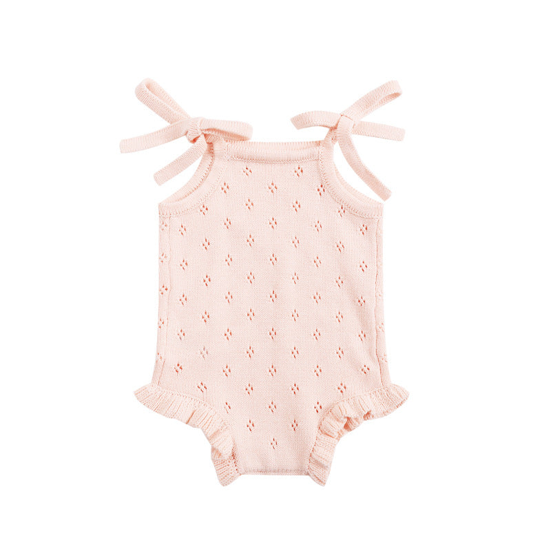 Barboteuse bébé gilet tricoté laine printemps automne - BMYANY