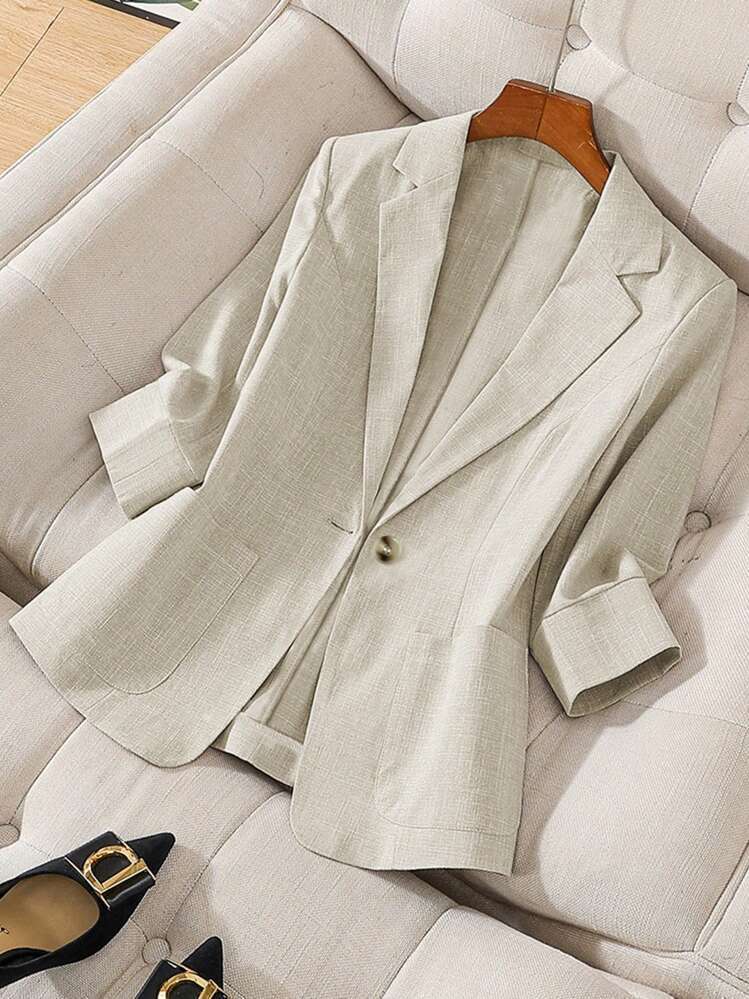 Blazer Femme Style Britannique Coupe Ample  Élégant - BMYANY