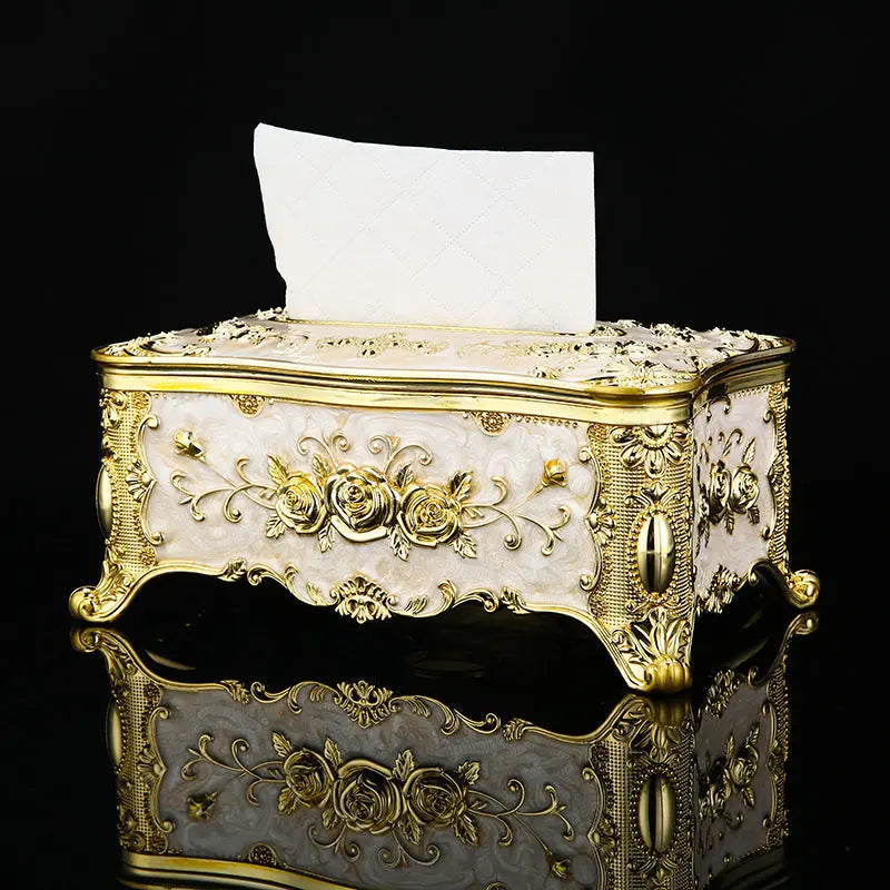 Boîte à Mouchoirs Rétro Luxe Élégant pour Maison - BMYANY