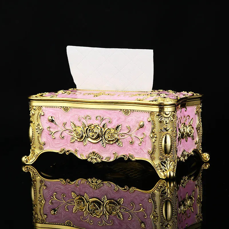 Boîte à Mouchoirs Rétro Luxe Élégant pour Maison - BMYANY
