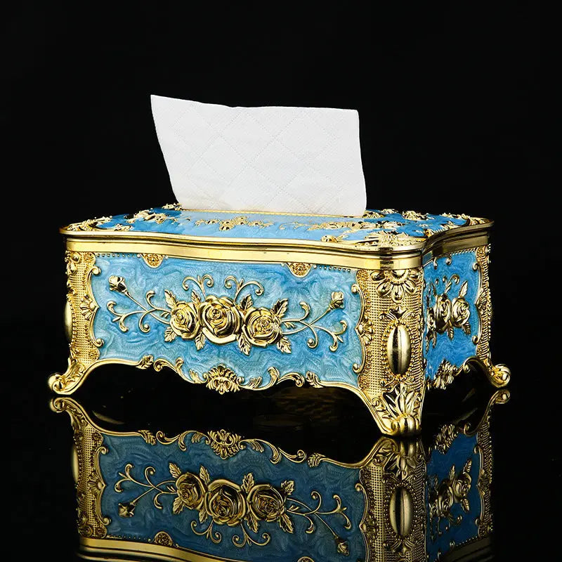 Boîte à Mouchoirs Rétro Luxe Élégant pour Maison - BMYANY