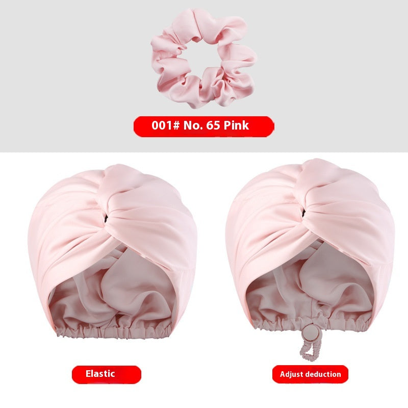 Bonnet Maquillage Soie Ajustable Double Couche - BMYANY