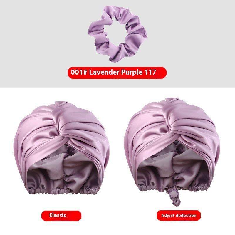 Bonnet Maquillage Soie Ajustable Double Couche - BMYANY