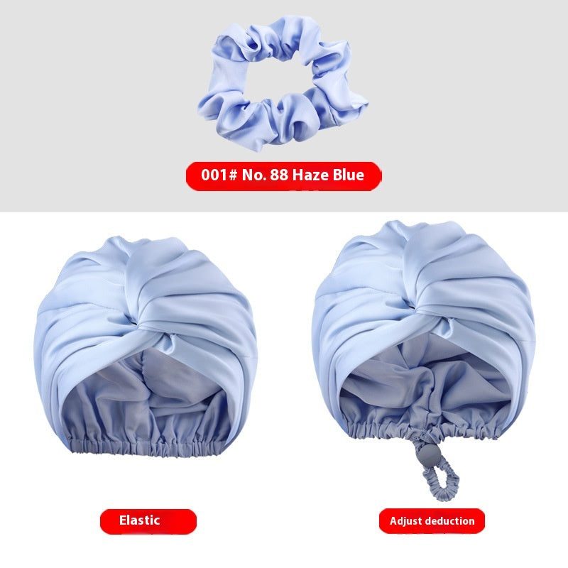 Bonnet Maquillage Soie Ajustable Double Couche - BMYANY