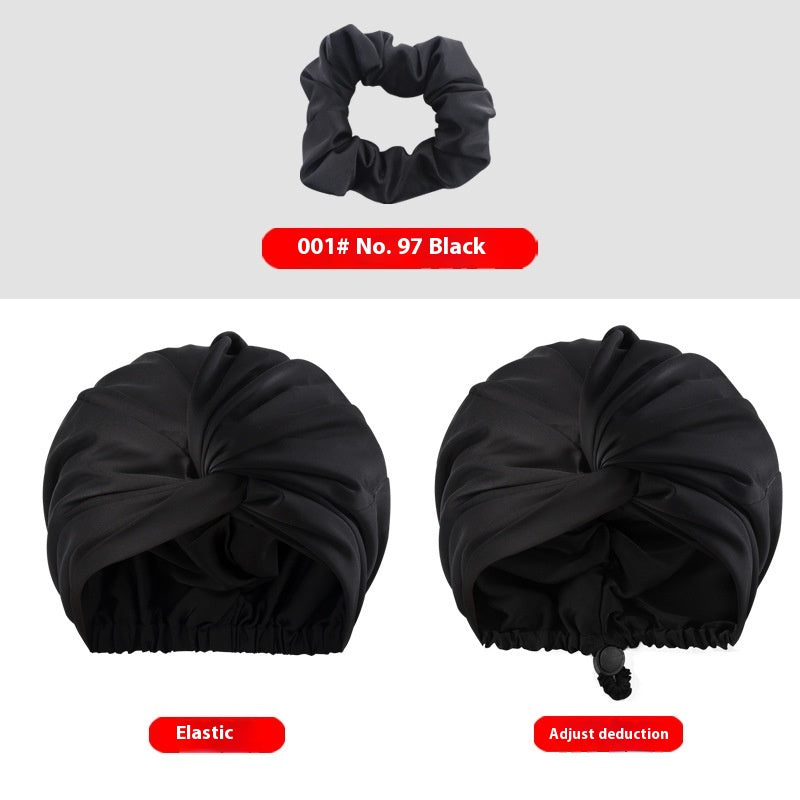 Bonnet Maquillage Soie Ajustable Double Couche - BMYANY