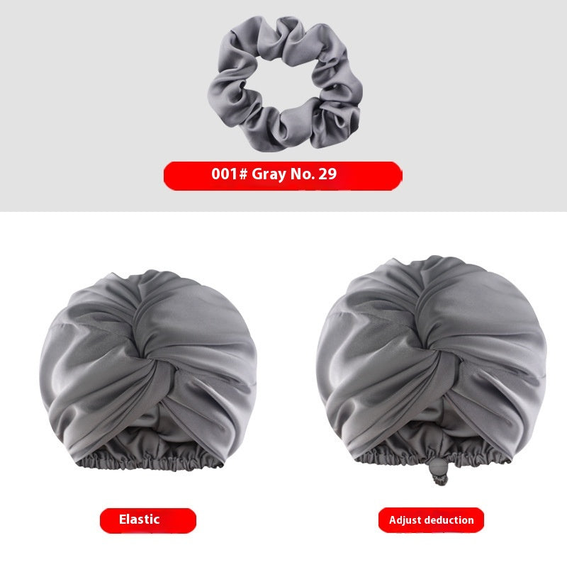 Bonnet Maquillage Soie Ajustable Double Couche - BMYANY