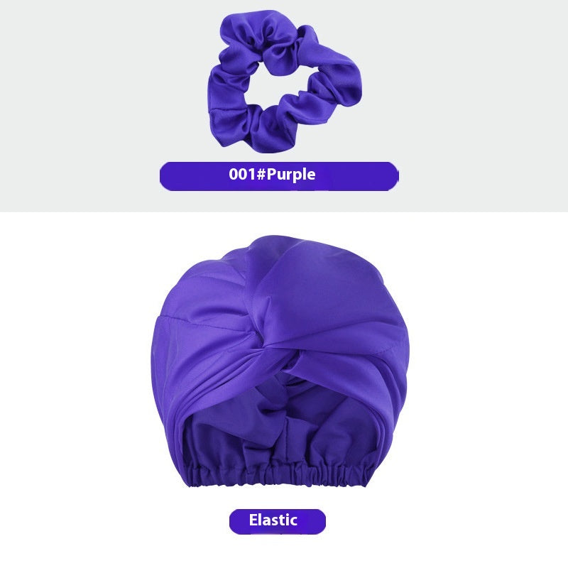 Bonnet Maquillage Soie Ajustable Double Couche - BMYANY
