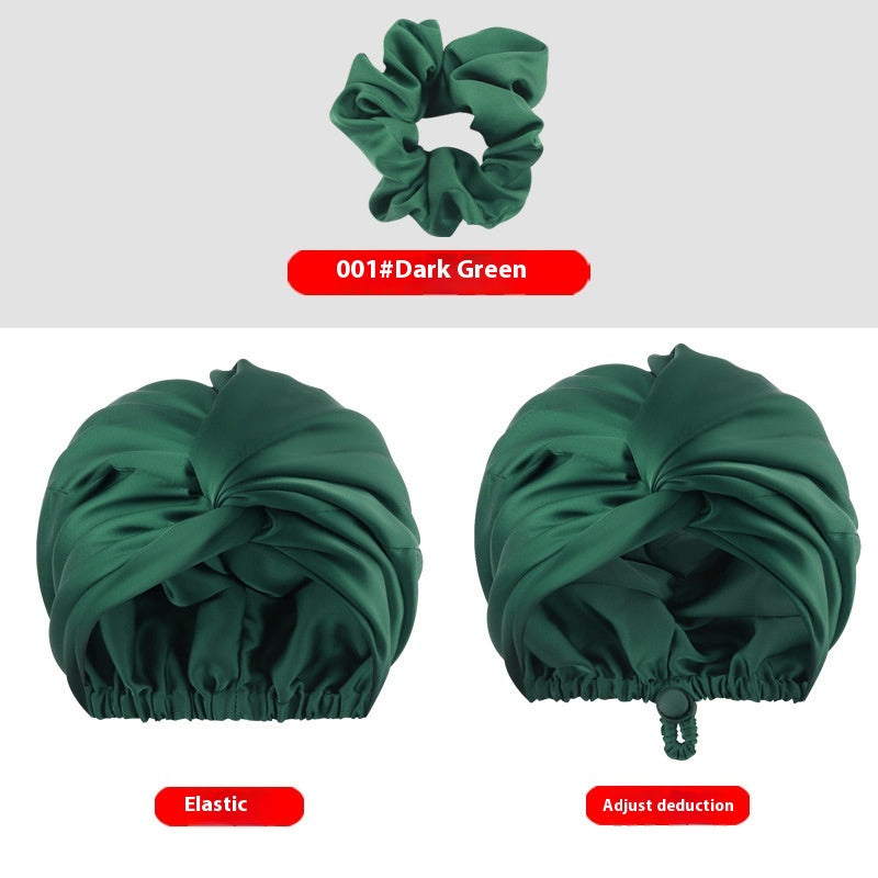 Bonnet Maquillage Soie Ajustable Double Couche - BMYANY
