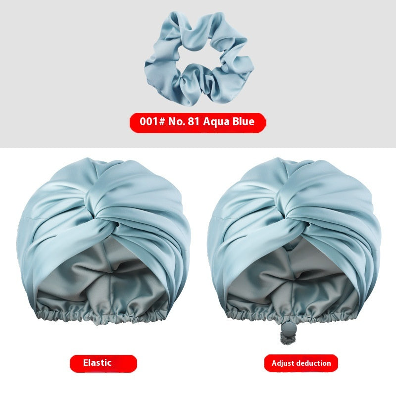 Bonnet Maquillage Soie Ajustable Double Couche - BMYANY