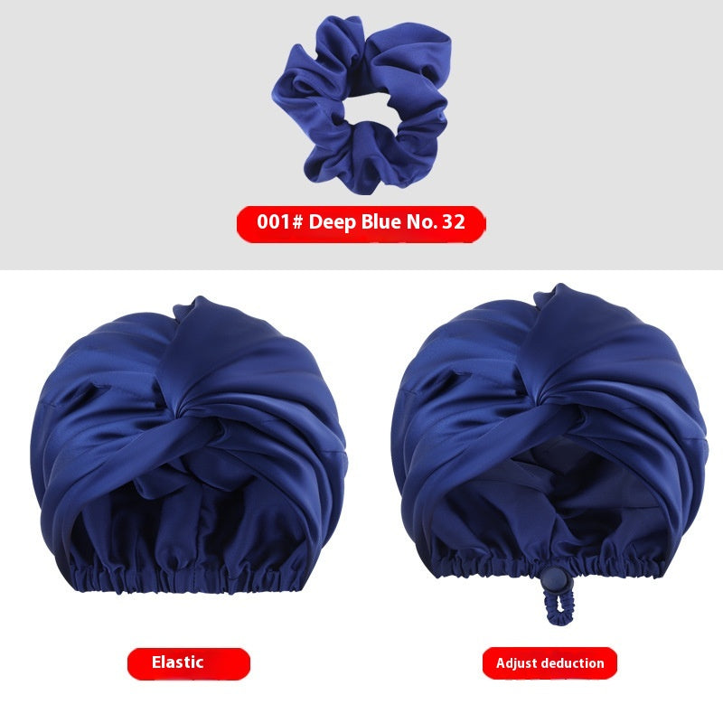 Bonnet Maquillage Soie Ajustable Double Couche - BMYANY