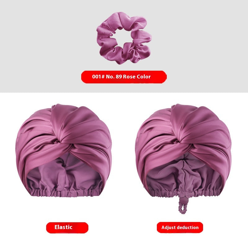 Bonnet Maquillage Soie Ajustable Double Couche - BMYANY