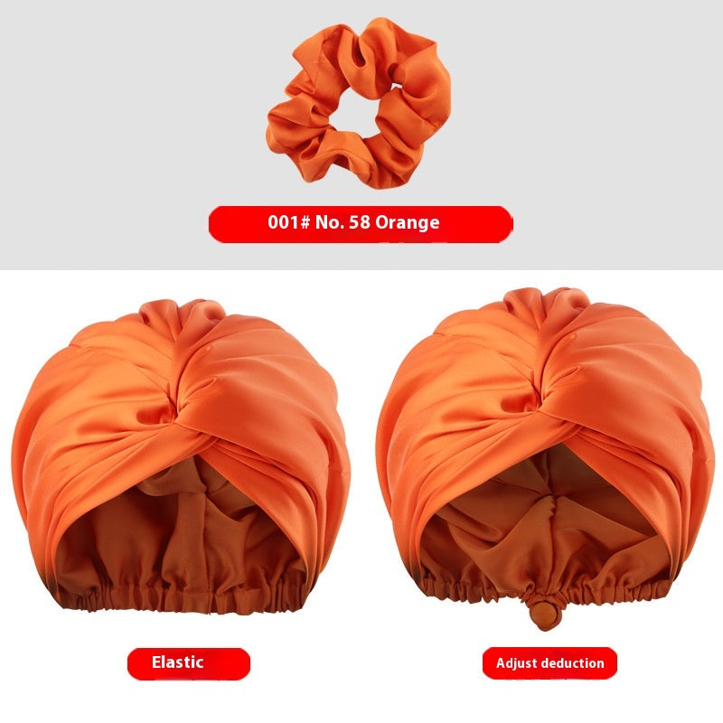 Bonnet Maquillage Soie Ajustable Double Couche - BMYANY