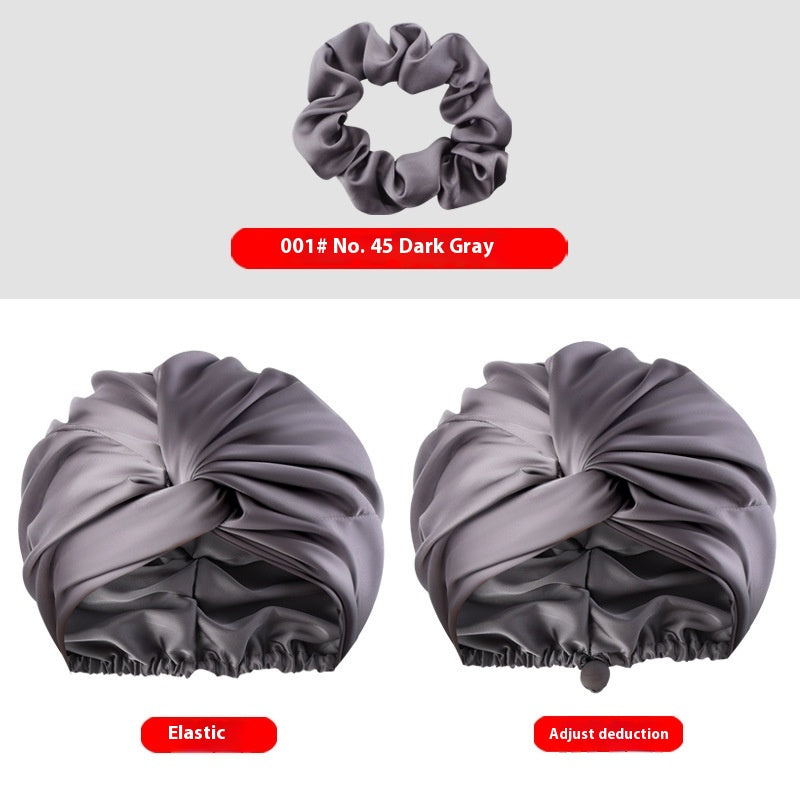 Bonnet Maquillage Soie Ajustable Double Couche - BMYANY