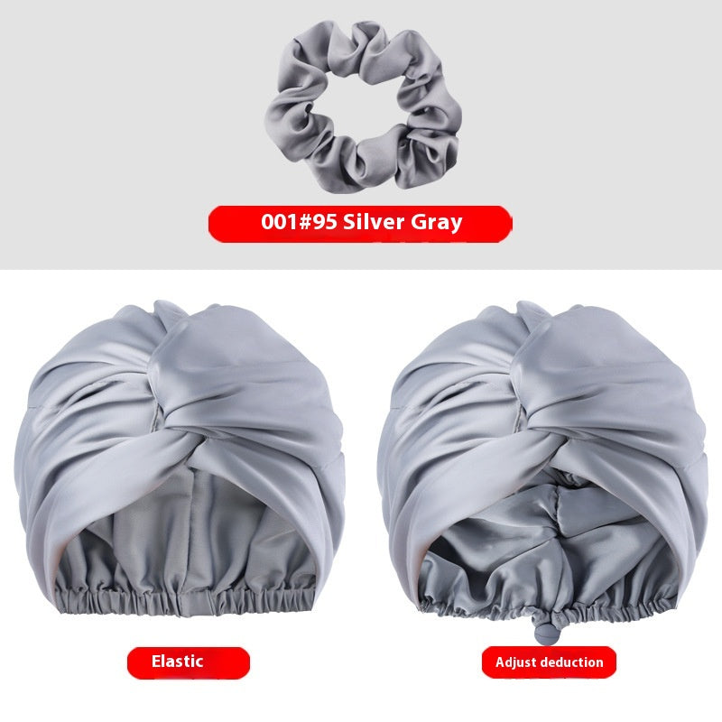 Bonnet Maquillage Soie Ajustable Double Couche - BMYANY