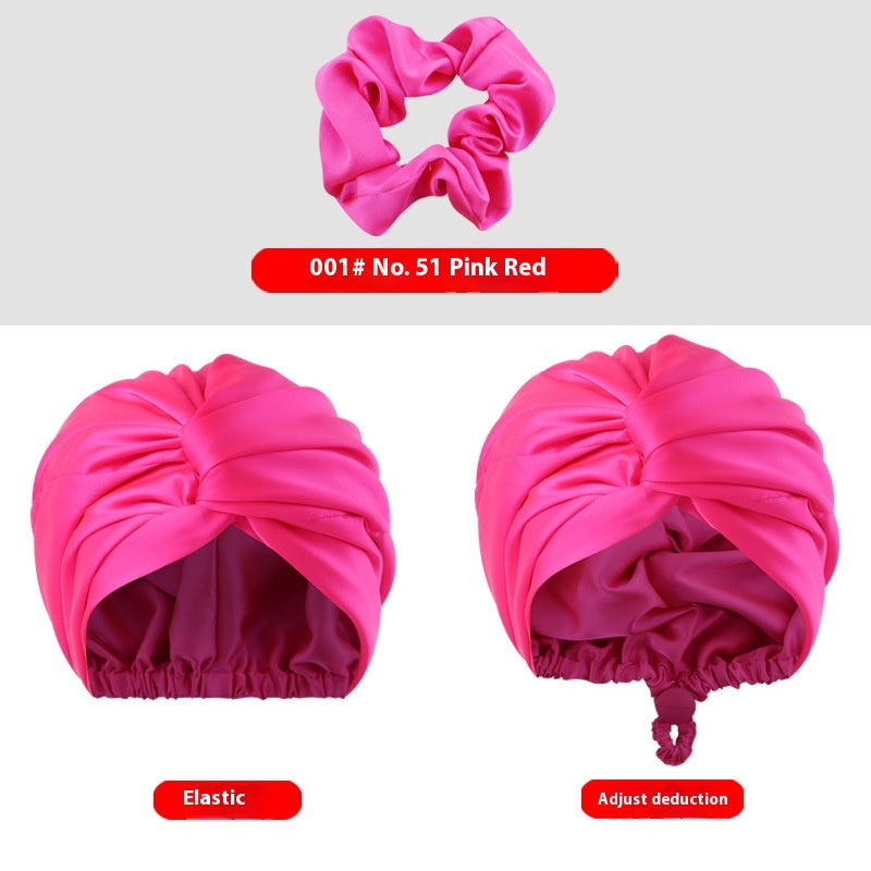 Bonnet Maquillage Soie Ajustable Double Couche - BMYANY